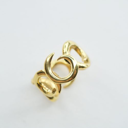 yourliri jewellery Selene Collection statement gold ring 2