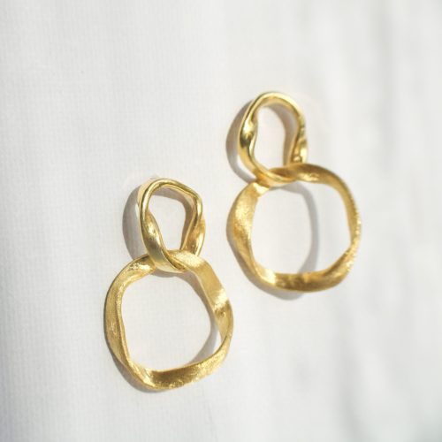 yourliri jewellery beatha collection interlocking circles earrings